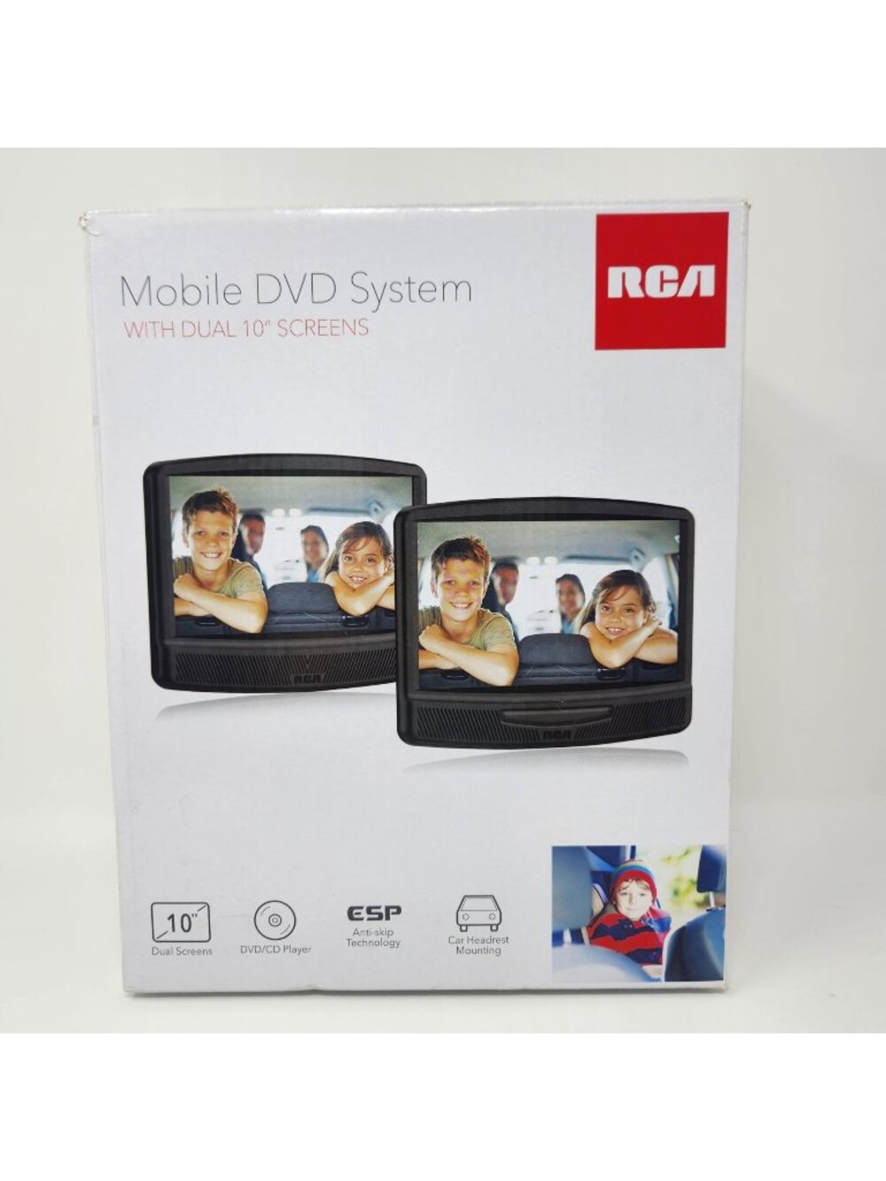 RCA Mobile Dual Screen 10" DVD Player System for Cars